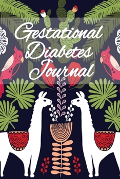 Paperback Gestational Diabetes Journal: Blood Glucose Meal Planner Journal With Cute Unicorn Print, 120 Pages, 6" x 9", Easy Daily Tracker Diabetic Sugar Food Book