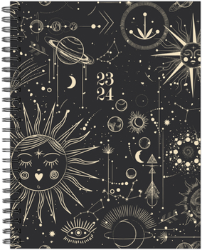 Spiral-bound Cosmic Academic 2023-24 8.5 X 11 Softcover Weekly Planner Book