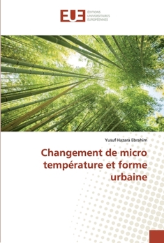 Changement de micro température et forme urbaine (French Edition)