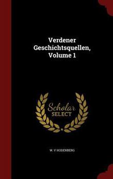 Hardcover Verdener Geschichtsquellen, Volume 1 Book