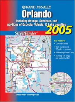 Paperback Streetfinder 2005 : Orlando, Florida Book