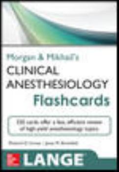 Paperback Morgan & Mikhail's Clinical Anesthesiology Flashcards Book