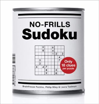 Paperback No-Frills Sudoku Book