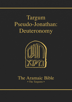Hardcover Targum Pseudo-Jonathan: Deuteronomy: Volume 5 Book