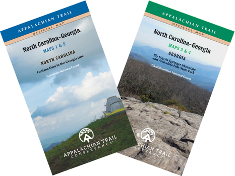 Map Appalachian Trail North Carolina-Georgia Map Set Book