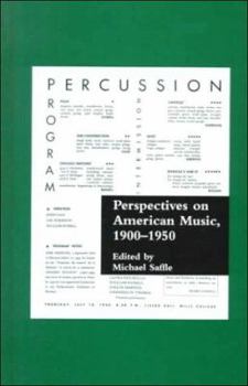 Hardcover Perspectives on American Music, 1900-1950 Book