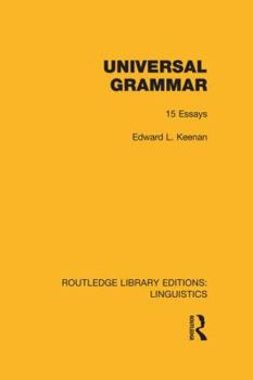 Paperback Universal Grammar Book