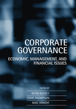 Paperback Corporate Governance: Economic and Financial Issues Book