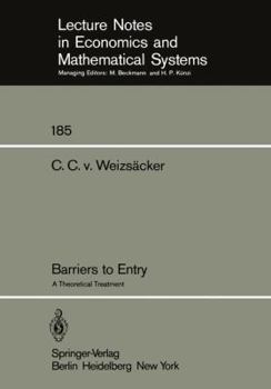 Paperback Barriers to Entry: A Theoretical Treatment Book