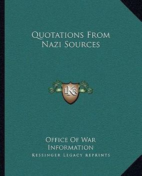 Quotations From Nazi Sources