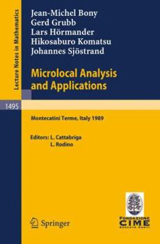 Paperback Microlocal Analysis and Applications Book