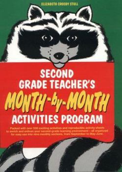 Spiral-bound Second Grade Teacher's Month-By-Month Activities Program Book