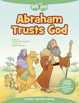 Paperback Abraham Trusts God Story + Activity Book