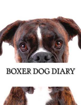 Paperback Boxer Dog Diary Book