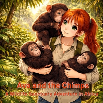 Paperback Ava and the Chimpanzees: A Wildlife Sanctuary Adventure in Africa Book