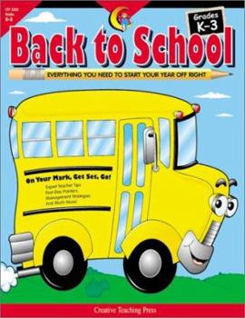 Paperback Back to School Grades K-3: On Your Mark, Get Set, Go! Book