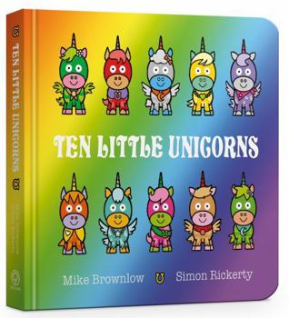 Board book Ten Little Unicorns Board Book