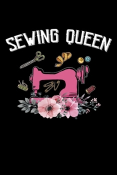 Sewing Queen: Funny Sewing Project journal Gifts. Best Sewing Project Journal Notebook Gifts for sewers who loves sewing. This Sewing Project journal ... the perfect Project Journal Gifts For Sewers.