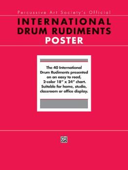 Paperback International Drum Rudiments: Poster Book
