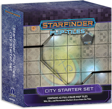 Game Starfinder Flip-Tiles: City Starter Set Book