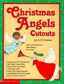 Paperback Christmas Angels Cutouts Book