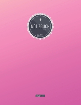 ZMUDACE Notizbuch Blanko: in DIN A4 Softcover | "ZB052 Rosa" |156 leere Seiten mit persönlichem Register + Seitenzahlen | Zeichenbuch, Skizzenbuch, ... zum Selbstgestalten (German Edition)