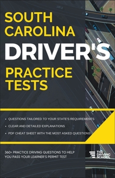 Paperback South Carolina Driver's Practice Tests Book