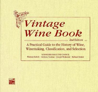 Hardcover Vintage Wine Book