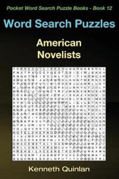 Paperback Word Search Puzzles: American Novelists Book