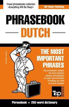 Paperback English-Dutch phrasebook and 250-word mini dictionary Book