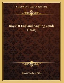 Paperback Boys Of England Angling Guide (1878) Book