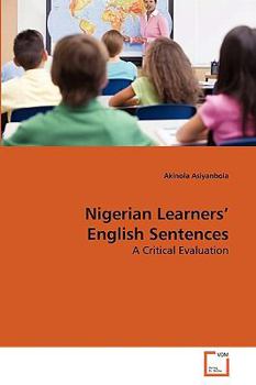 Paperback Nigerian Learners' English Sentences Book