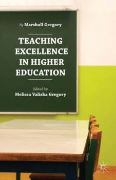 Hardcover Teaching Excellence in Higher Education Book