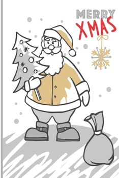 Merry Xmas: Christmas Journal & Planner Blank Lined writing notebook journal for christmas lists, planning, menus, gifts, many others