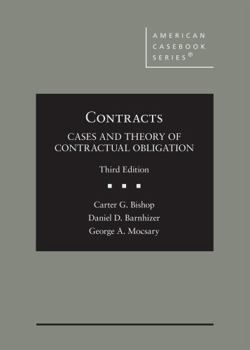 Hardcover Contracts: Cases and Theory of Contractual Obligation (American Casebook Series) Book