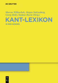 Hardcover Kant-Lexikon [German] Book