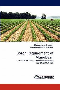 Paperback Boron Requirement of Mungbean Book