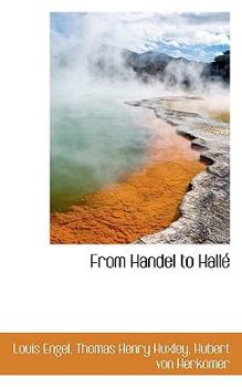 Paperback From Handel to Hall Book