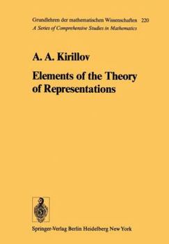 Paperback Elements of the Theory of Representations Book