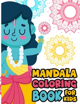 Paperback Mandala Coloring Book For Kids: Fun-Filled Easy Coloring Pages With Mandala Patterns, Large Print Coloring Sheets For Children [Large Print] Book