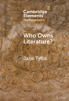 Hardcover Who Owns Literature? Book