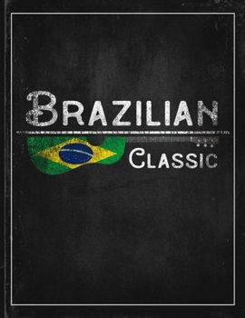 Brazilian Classic: Brazil Flag Guitar Journal Heritage Gift Idea for Daguhter, Mom, Coworker  Planner Daily Weekly Monthly Undated Calendar Organizer Journal