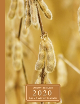 Paperback January - December 2020 Daily & Weekly Planner: 1 Year Personal Calendar; Vibrant Soy Beans Book