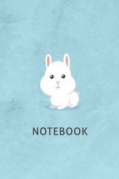 Paperback Cute Rabbit Animal Notebook Birthday Gift: Lined Notebook / Journal Gift, 120 Pages, 6x9, Soft Cover, Matte Finish Book