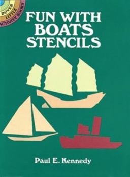 Paperback Fun with Boats Stencils Book