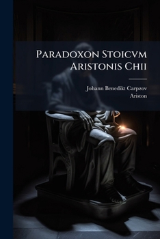 Paperback Paradoxon Stoicvm Aristonis Chii [Italian] Book