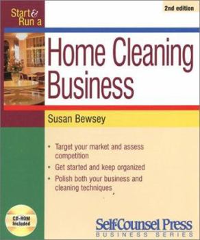 Paperback Start & Run a Home Cleaning Business [With CD-ROM] Book