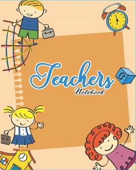 Paperback Teacher Notebook: Weekly and Monthly Teacher Planner Book