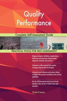Paperback Quality Performance Complete Self-Assessment Guide Book