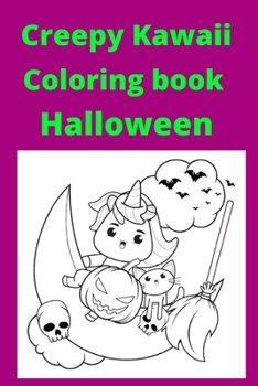 Creepy Kawaii Coloring book Halloween